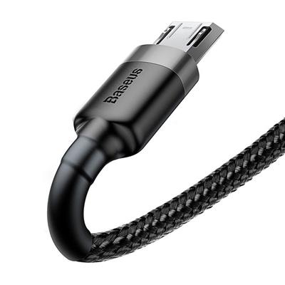 Baseus Cafule Micro USB 1M 2.4A Şarj Kablosu – Siyah
