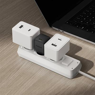 BASEUS Palm USB-C 30W EU Hızlı Şarj Cihazı - Siyah
