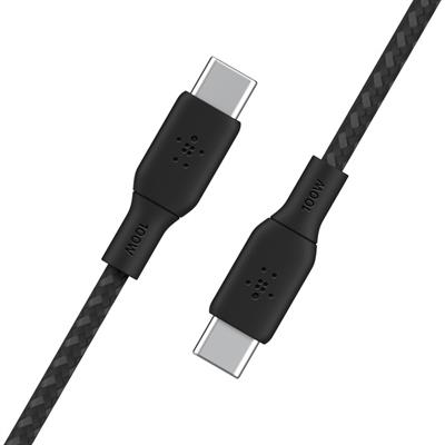 Belkin BoostCharge USB-C to USB-C Örgülü 100W Kablo 2M-Syh
