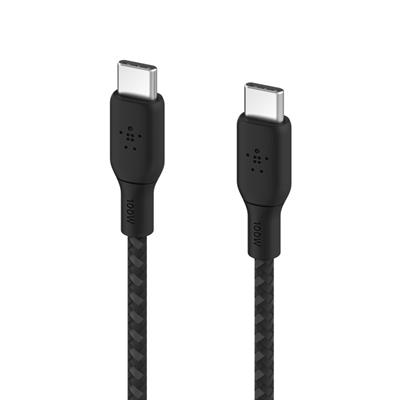Belkin BoostCharge USB-C to USB-C Örgülü 100W Kablo 2M-Syh