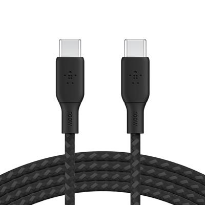 Belkin BoostCharge USB-C to USB-C Örgülü 100W Kablo 2M-Syh
