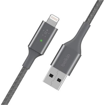 Belkin Smart LED Şarj Kablosu USB-Gri 