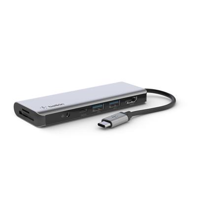 Belkin Usb-C 7 In 1 Multiport Çoklayıcı Adaptör / AVC009BTSGY