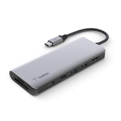 Belkin Usb-C 7 In 1 Multiport Çoklayıcı Adaptör / AVC009BTSGY
