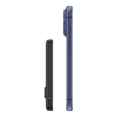 Belkin BPD011HQBK BoostCharge Slim 5.000mAh Qi2 15W Manyetik Kablosuz Powerbank - Siyah