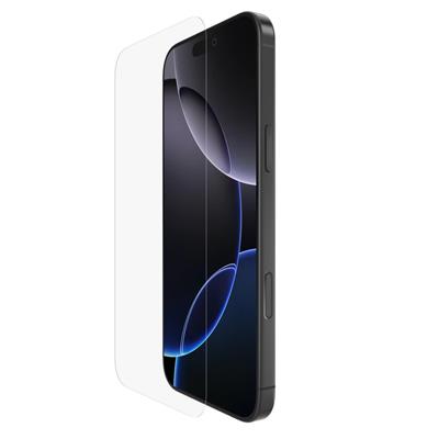 Belkin OVA160HQ ScreenForce TemperedGlass iPhone 16 Pro Max Uyumlu (Kolay Hizalama Tepsili) Antimikrobiyal Ekran Koruyucu