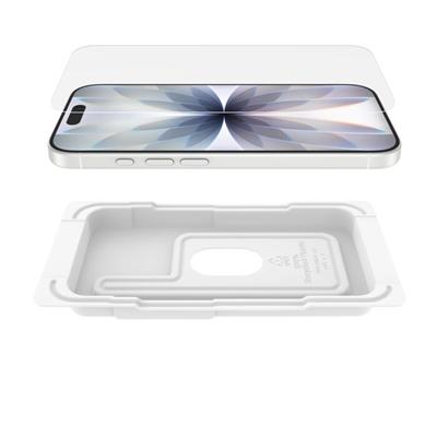 Belkin OVA173HQ ScreenForce InvisiGlass iPhone 17 ve 16 Pro Uyumlu (Kolay Hizalama Tepsili) Antimikrobiyal Ekran Koruyucu