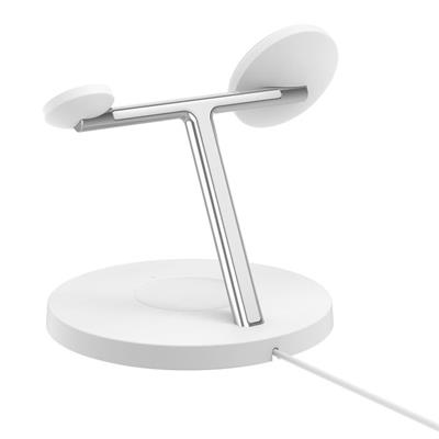 Belkin WIZ032KQWH BoostCharge Pro 3in1 Qi2 15W Kablosuz Şarj Standı - Beyaz
