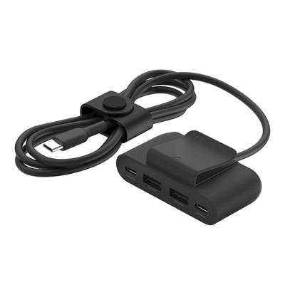 Belkin 4-Port Type C-A Power Extender 2M- Siyah