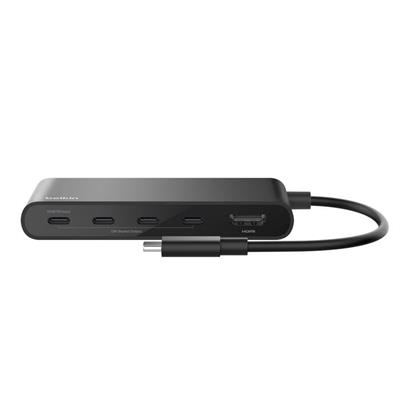 Belkin AVC021HQBK 5 Port USB-C Hub 4K HDMI Çoklayıcı Adaptör - Siyah