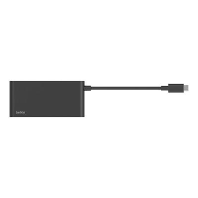 Belkin AVC021HQBK 5 Port USB-C Hub 4K HDMI Çoklayıcı Adaptör - Siyah