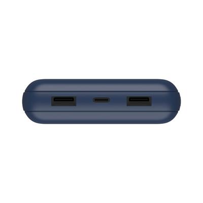 Belkin BPB012BTBL BoostCharge 20.000 mAh 15W USB-C + Çift USB-A Powerbank Taşınabilir Şarj Cihazı - Mavi