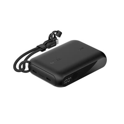Belkin BPB027HQBK 10.000 mAh 20W USB-C Power Bank Dijital Göstergeli Taşınabilir Şarj Cihazı - SiyahBelkinPowerbankBPB027HQBK