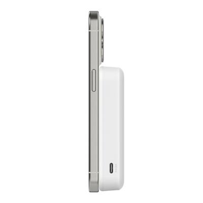 Belkin BPD008BTWT BoostCharge Qi2 15W 10K MagSafe Uyumlu Kablosuz Powerbank – Beyaz