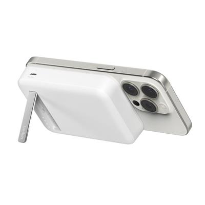 Belkin BPD008BTWT BoostCharge Qi2 15W 10K MagSafe Uyumlu Kablosuz Powerbank – Beyaz
