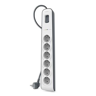 Belkin BSV603VF2M Surgemaster 2M 6lı Akım Korumalı Priz