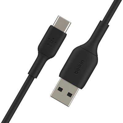 Belkin CAB001BT1MBK BoostCharge USB-C - USB-A 15W 1M Şarj ve Data Kablosu - Siyah