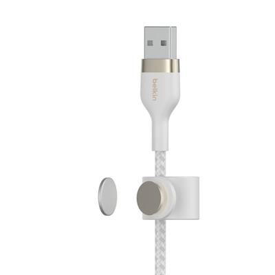 Belkin CAB010DS1MWH BOOST↑CHARGE Pro Flex USB-A to USB-C 1M Kablo - Beyaz