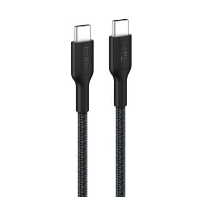 Belkin CAB025HQ1MBK Boostcharge Pro 240W Usb-C To Usb-C Örgülü Kablo 1M - Siyah