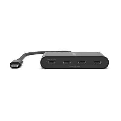 Belkin Connect USB-C 4 Bağlantı Noktalı Hub - Siyah