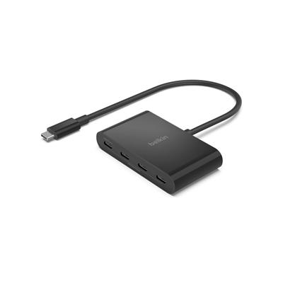 Belkin Connect USB-C 4 Bağlantı Noktalı Hub - Siyah