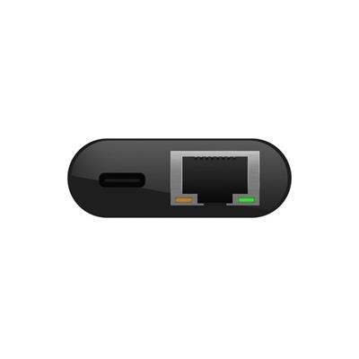 Belkin INC001btBK USB-C to Ethernet + Charge Adaptör – Siyah