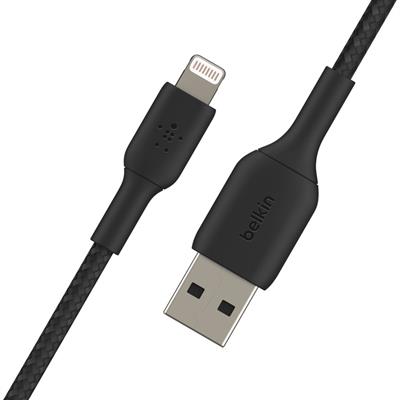 Belkin Örgülü USB-A to USB-C 1 Metre Kablo - Siyah