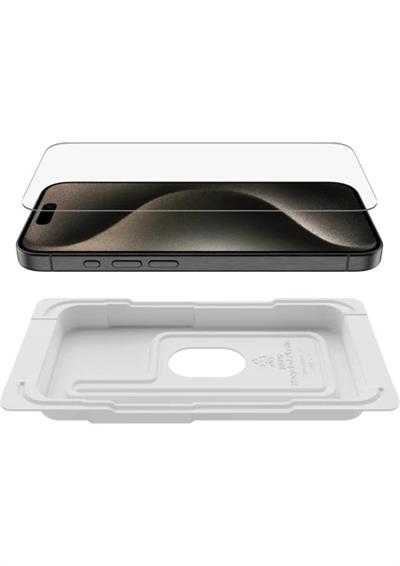 Belkin Ova135Zz iPhone 15 Pro Için Screen Force Temperli Cam Işlemli Ekran Koruyucu