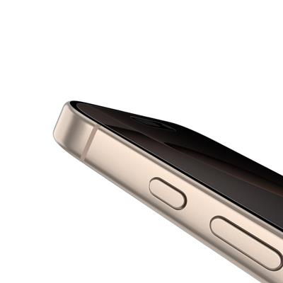 Belkin OVA169HQ ScreenForce InvisiGlass iPhone 16 Pro Uyumlu (Kolay Hizalama Tepsili) Antimikrobiyal Privacy Ekran Koruyucu