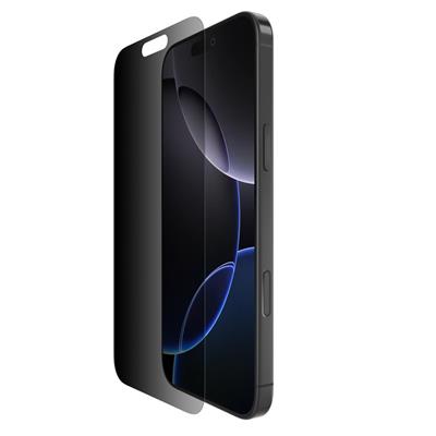 Belkin OVA170HQ ScreenForce InvisiGlass iPhone 16 Pro Max Uyumlu (Kolay Hizalama Tepsili) Antimikrobiyal Privacy Ekran Koruyucu