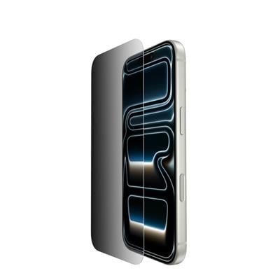 Belkin OVA213HQ ScreenForce InvisiGlass Privacy Filter iPhone 17 Pro Uyumlu (Kolay Hizalama Kitli) Temperli Cam Ekran Koruyucu