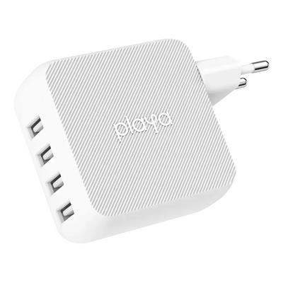 Belkin Playa Duvar Şarjı 40W 4-Port USB – Beyaz