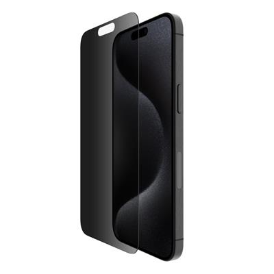 Belkin Screenforce Temperedglass iPhone 15 Pro Max İçin Privacy Ekran Koruyucu