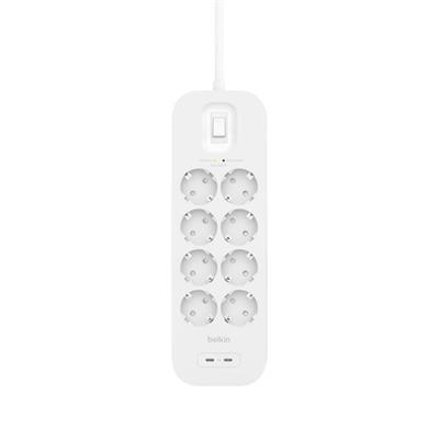 Belkin SRB004VF2M 8li 2M Akım Koruma Priz+2x USB-C 