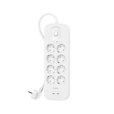 Belkin SRB004VF2M 8li 2M Akım Koruma Priz+2x USB-C 