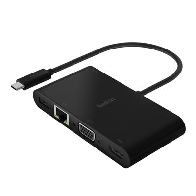 Belkin Usb-C Multimedia + Charge Adaptör (100W)