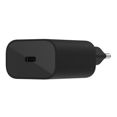 Belkin WCA004VFBK 25W USB-C Hızlı Şarj Adaptörü (Power Delivery Destekli) - Siyah