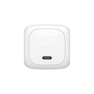 Belkin WCA011KQWH BoostCharge 65W USB-C Hızlı Şarj Aleti - Beyaz