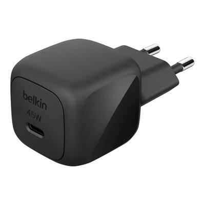 Belkin WCA013KQ1MBK-B6 BoostCharge 45W USB-C Hızlı Şarj Aleti + USB-C Kablo - Siyah