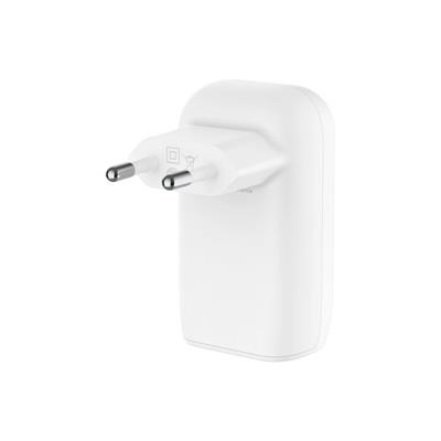 Belkin WCC002VF2MWH-B6 BoostCharge 67W 3 Port USB-C Hızlı Şarj Aleti + USB-C/USB-C 2M Kablo – Beyaz