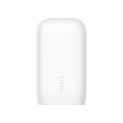 Belkin WCC002VF2MWH-B6 BoostCharge 67W 3 Port USB-C Hızlı Şarj Aleti + USB-C/USB-C 2M Kablo – Beyaz