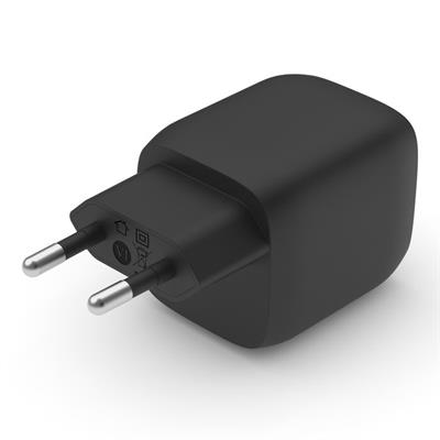 Belkin WCH011VFBK BoostCharge Pro 45W GaN Çift USB-C Yüksek Hızlı Şarj Adaptörü - Siyah
