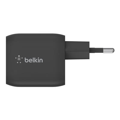 Belkin WCH011VFBK BoostCharge Pro 45W GaN Çift USB-C Yüksek Hızlı Şarj Adaptörü - Siyah