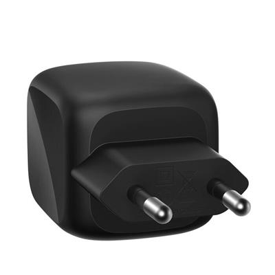 Belkin WCH019KQBK BoostCharge Pro 2-Port USB-C GaN 50W Şarj Adaptörü – Siyah