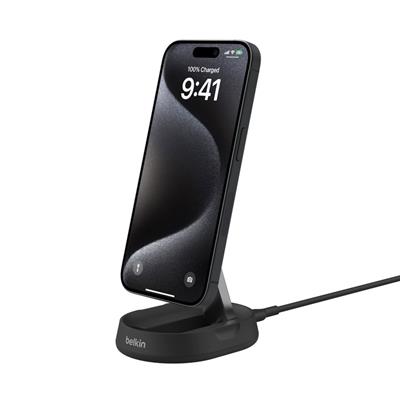 Belkin WIA008BTBK Boostcharge Pro Magsafe Katlanır Qi2 15W Şarj Standı-Siyah