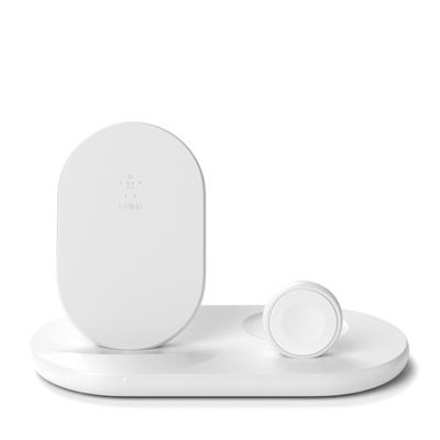 Belkin WIZ001VFWH 3in1 Magsafe Şarj Aleti - Beyaz