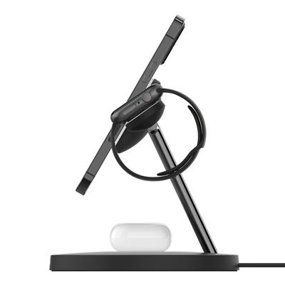 Belkin WIZ017VFBK Boostcharge Pro Magsafe 3in1 Kablosuz Şarj 2. Jenerasyon- Siyah