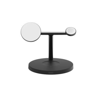 Belkin WIZ032KQBK BoostCharge Pro 3in1 Qi2 15W Kablosuz Şarj Standı - Siyah