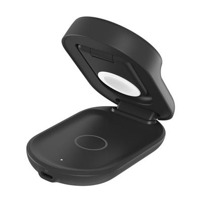 Belkin WIZ037KQBK 3-in-1 Katlanabilir Manyetik Qi2 25W Kablosuz Şarj Standı - Siyah