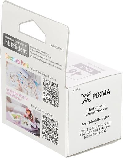 Canon PG-46 Siyah Mürekkep Kartuşu